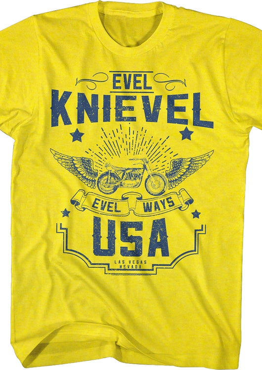 Evel Ways Evel Knievel T-Shirt - main product image