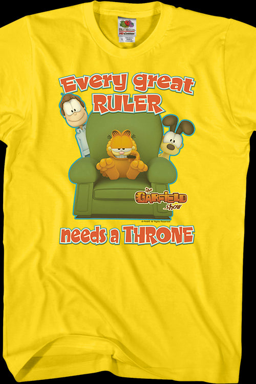 Every Great Ruler Garfield T-Shirtmain product image