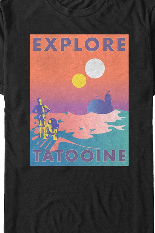 Explore Tatooine Star Wars T-Shirtmain product image