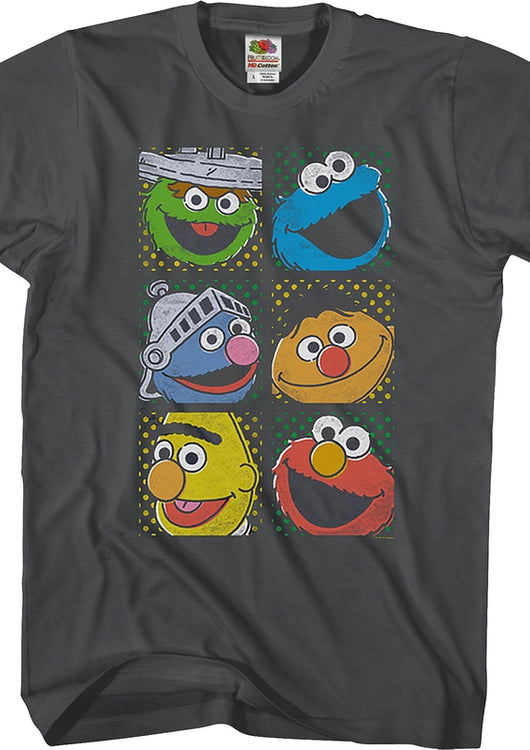 Faces of Sesame Street T-Shirt - main product image