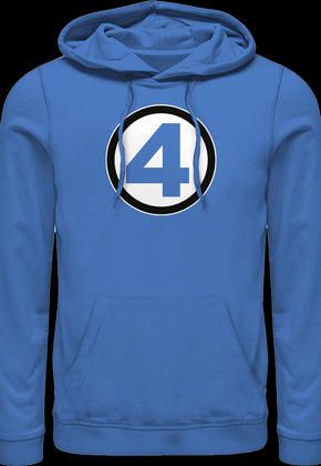 Fantastic Four Logo Marvel Comics Hoodie