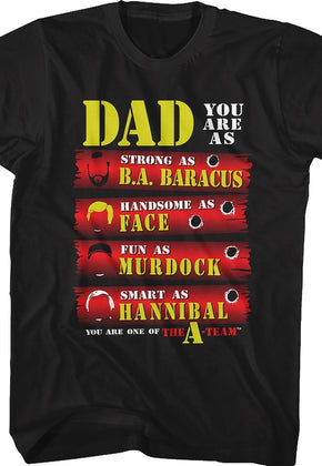 Father's Day A-Team Shirt