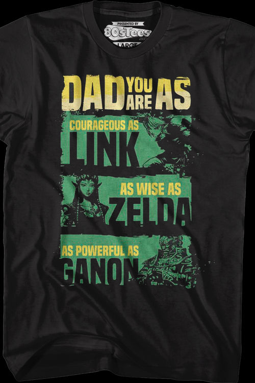 Father's Day Legend of Zelda Nintendo T-Shirtmain product image