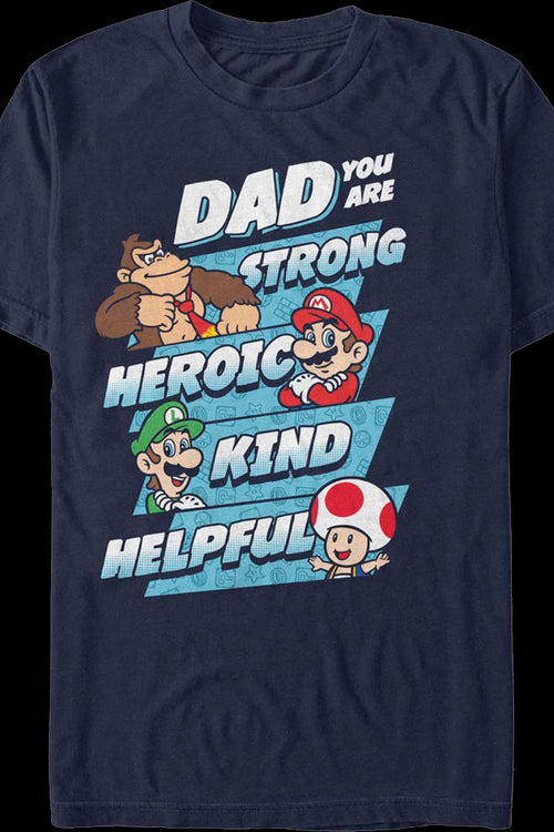 Father's Day Nintendo All-Stars T-Shirtmain product image