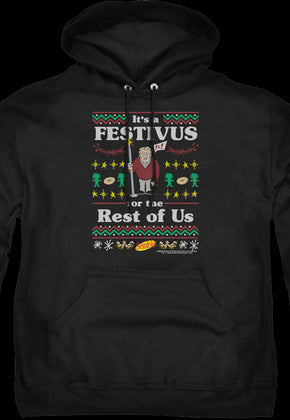 Faux Ugly Festivus Sweater Seinfeld Hoodie