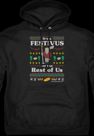 Faux Ugly Festivus Sweater Seinfeld Hoodie
