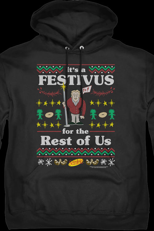 Faux Ugly Festivus Sweater Seinfeld Hoodiemain product image