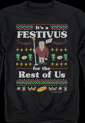 Faux Ugly Festivus Sweater Seinfeld Sweatshirt