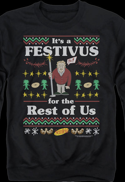 Faux Ugly Festivus Sweater Seinfeld Sweatshirt