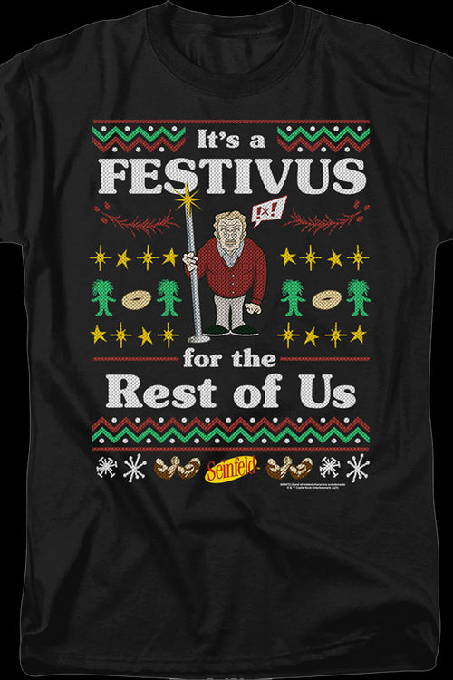 Faux Ugly Festivus Sweater Seinfeld T-Shirtmain product image