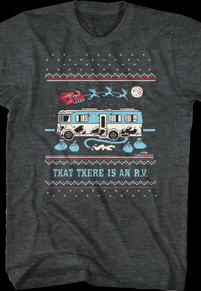 Faux Ugly Knit RV Christmas Vacation T-Shirt