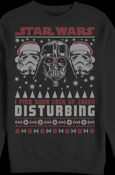 Faux Ugly Lack of Cheer Star Wars Christmas Sweater