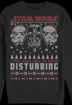 Faux Ugly Lack of Cheer Star Wars Christmas Sweater