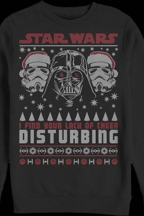 Faux Ugly Lack of Cheer Star Wars Christmas Sweatermain product image