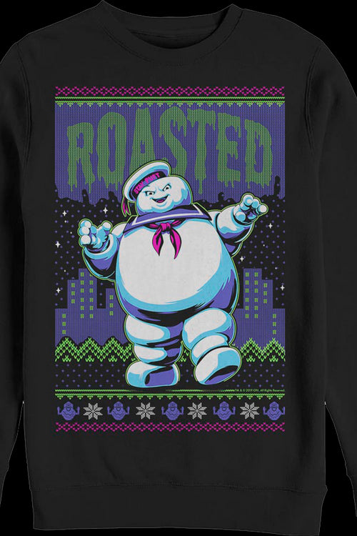 Faux Ugly Stay Puft Marshmallow Man Ghostbusters Christmas Sweatshirtmain product image