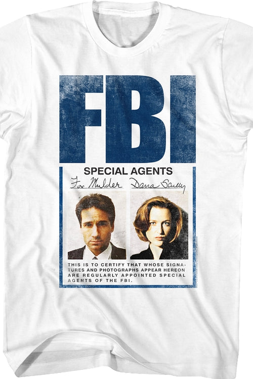FBI Badge X-Files T-Shirtmain product image