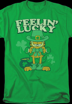 Feelin' Lucky Garfield T-Shirt