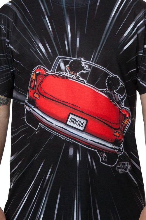 Ferris Bueller Hyperspace Sublimation T-shirtmain product image