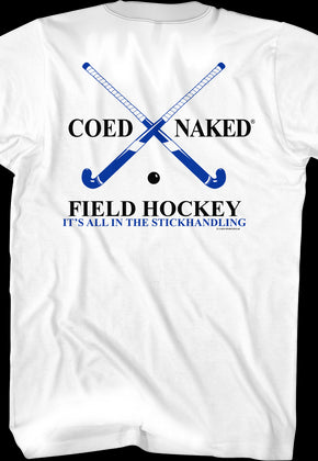 Field Hockey Coed Naked T-Shirt