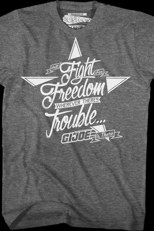 Fight For Freedom GI Joe T-Shirtmain product image