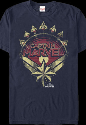 Fighter Planes Captain Marvel T-Shirt
