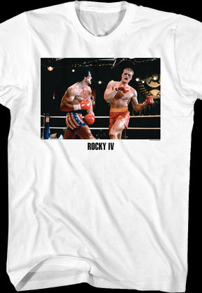 Fighting Drago Photo Rocky IV T-Shirt