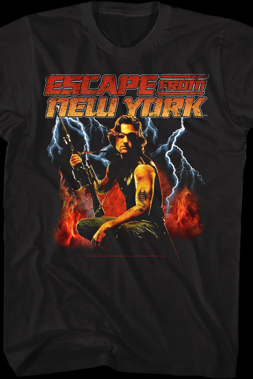 Fire And Lightning Escape From New York T-Shirtmain product image