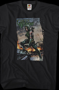 Fire and Rain Green Arrow T-Shirt