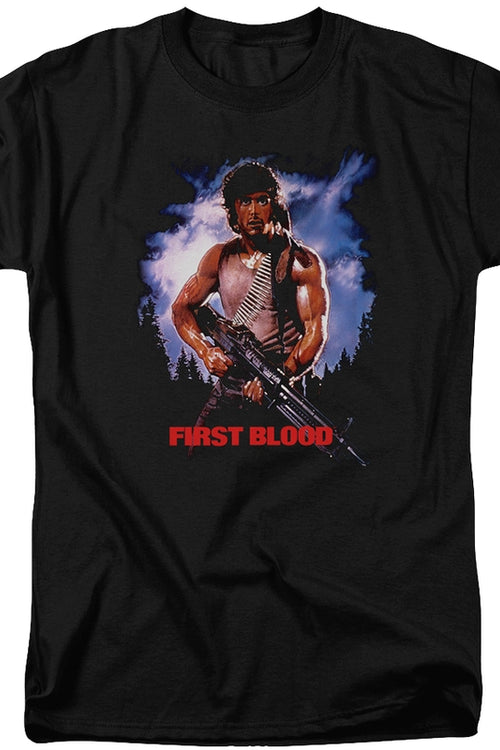 First Blood Movie Poster Rambo T-Shirtmain product image