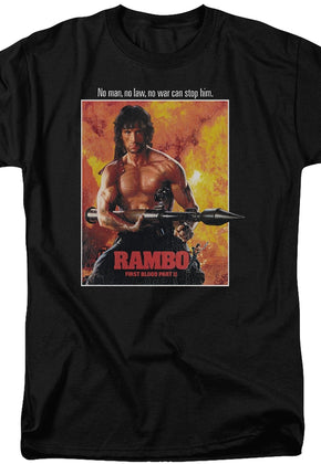 First Blood Part II Rambo Shirt