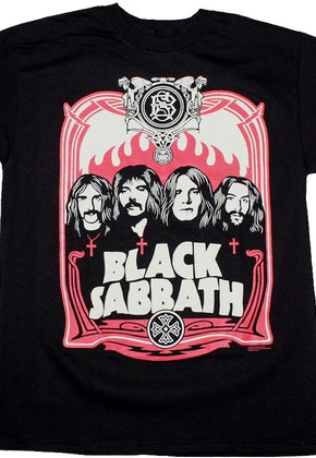 Flames Black Sabbath T-Shirt