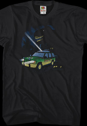 Flashlight Jurassic Park T-Shirt