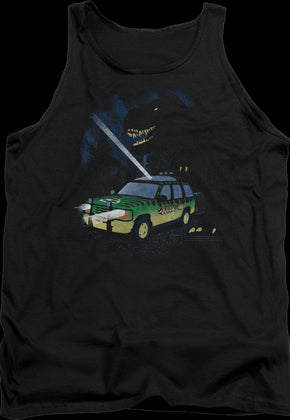 Flashlight Jurassic Park Tank Top