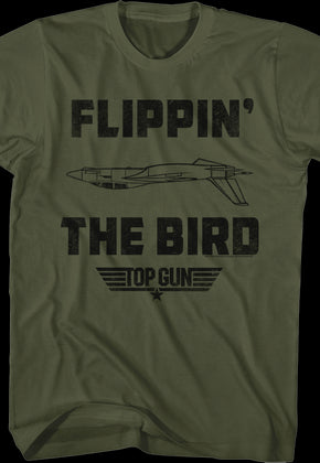 Flippin' The Bird Top Gun T-Shirt