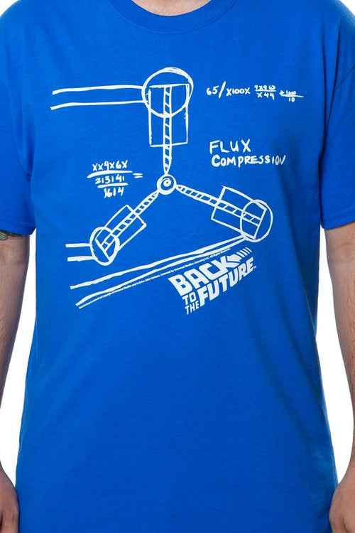 Flux Capacitor Sketch T-Shirtmain product image