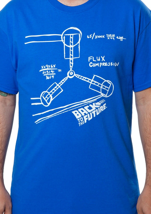 Flux Capacitor Sketch T-Shirt - main product image