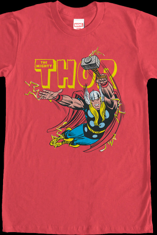 Flying God of Thunder Thor T-Shirtmain product image
