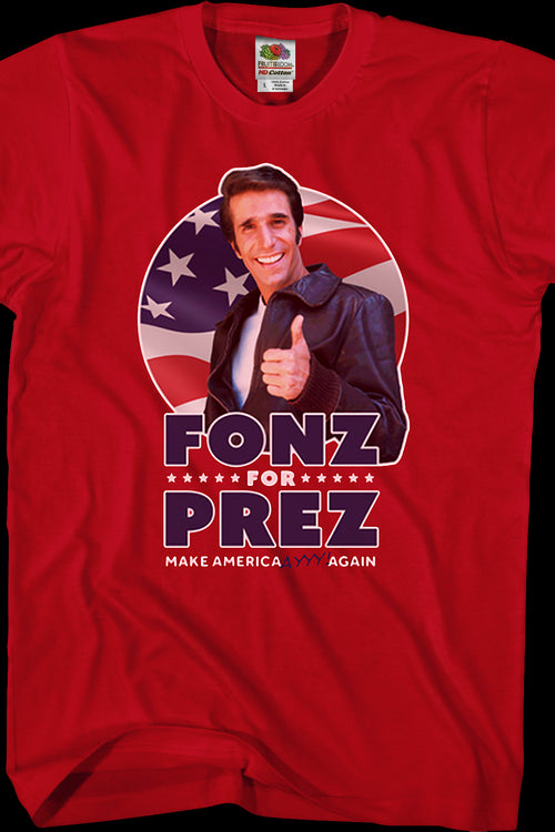 Fonz For Prez Happy Days T-Shirtmain product image