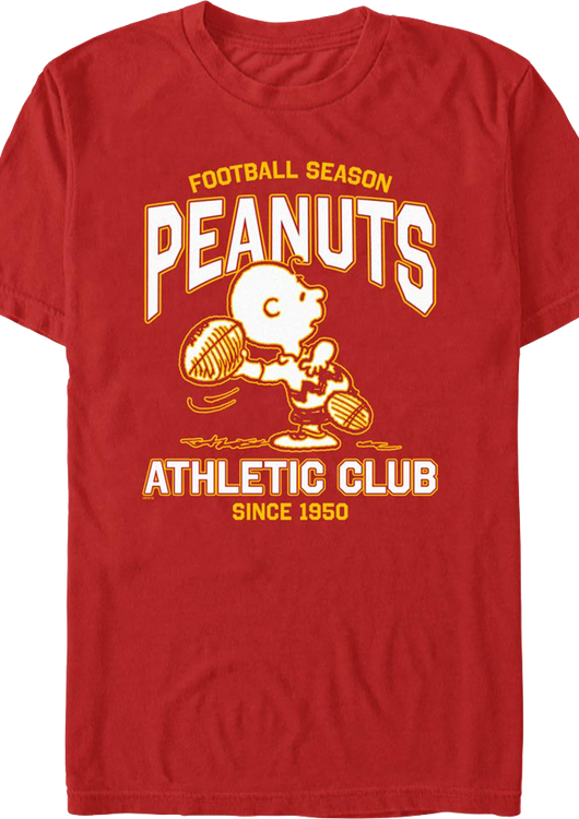Football Season Peanuts T-Shirt - main product image