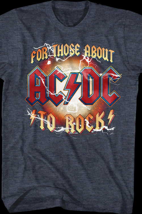 For Those About To Rock ACDC T-Shirtmain product image
