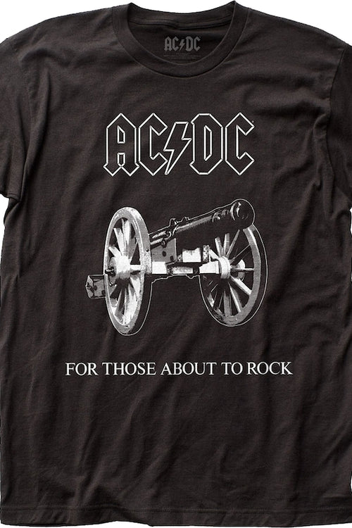 For Those About To Rock Cannon ACDC Shirtmain product image