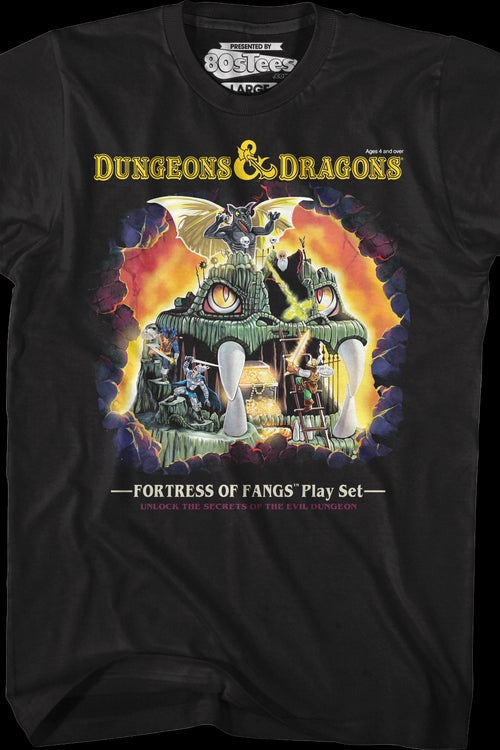 Fortress Of Fangs Dungeons & Dragons T-Shirtmain product image