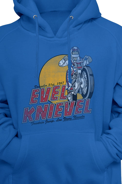 Fountain Jump Evel Knievel Hoodiemain product image