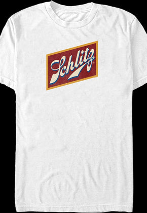 Framed Logo Schlitz Beer T-Shirt