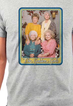 Retro Framed Picture Golden Girls Tee Shirt