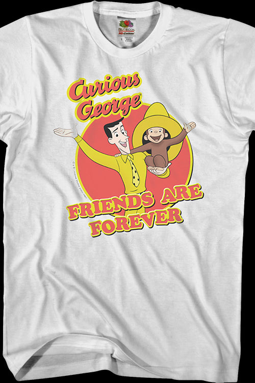 Friends Are Forever Curious George T-Shirtmain product image