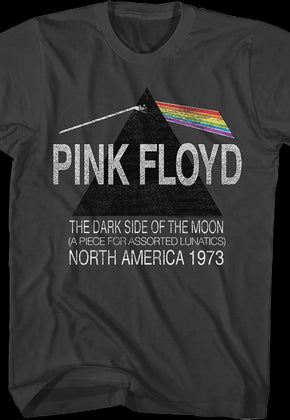 The Dark Side of the Moon North America 1973 Pink Floyd T-Shirt