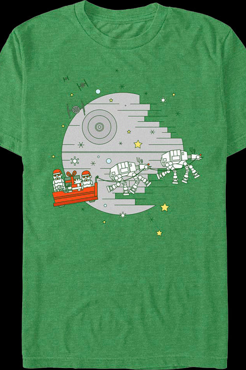 Galactic Empire Christmas Sleigh Star Wars T-Shirtmain product image