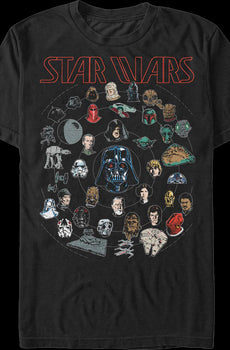 Galactic Rotation Star Wars T-Shirt