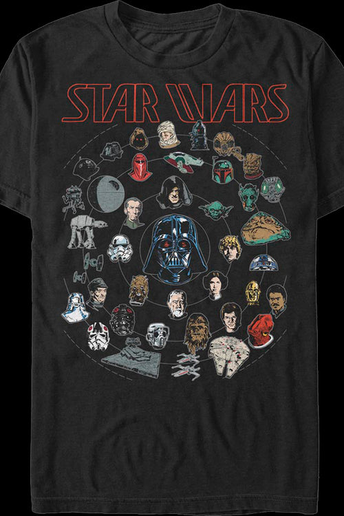 Galactic Rotation Star Wars T-Shirtmain product image
